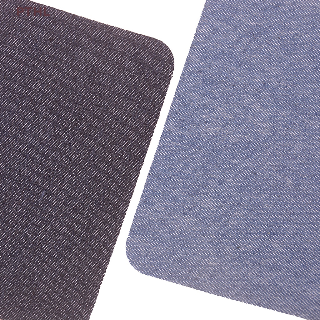 Bộ 6 Miếng Vá Quần Jean Cotton Hỗn Hợp 3 Màu Ủi Trên Denim