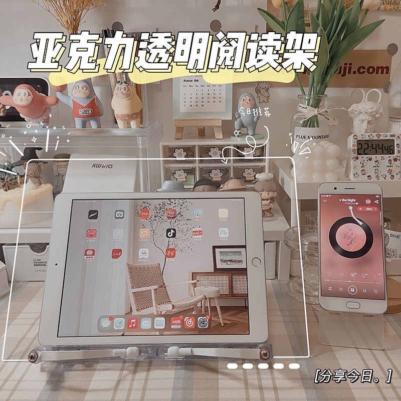 Giá đỡ máy tính ipad Acrylic trong suốt