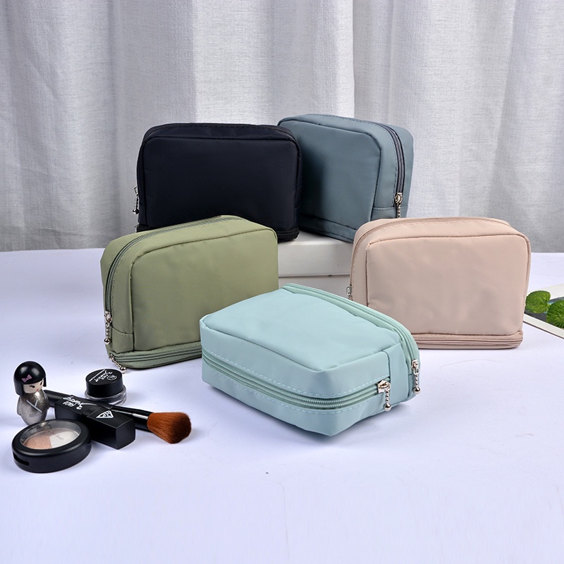 Túi Đựng Cọ Trang Điểm Hai Lớp Tiện Lợi Khi Đi Du Lịch
