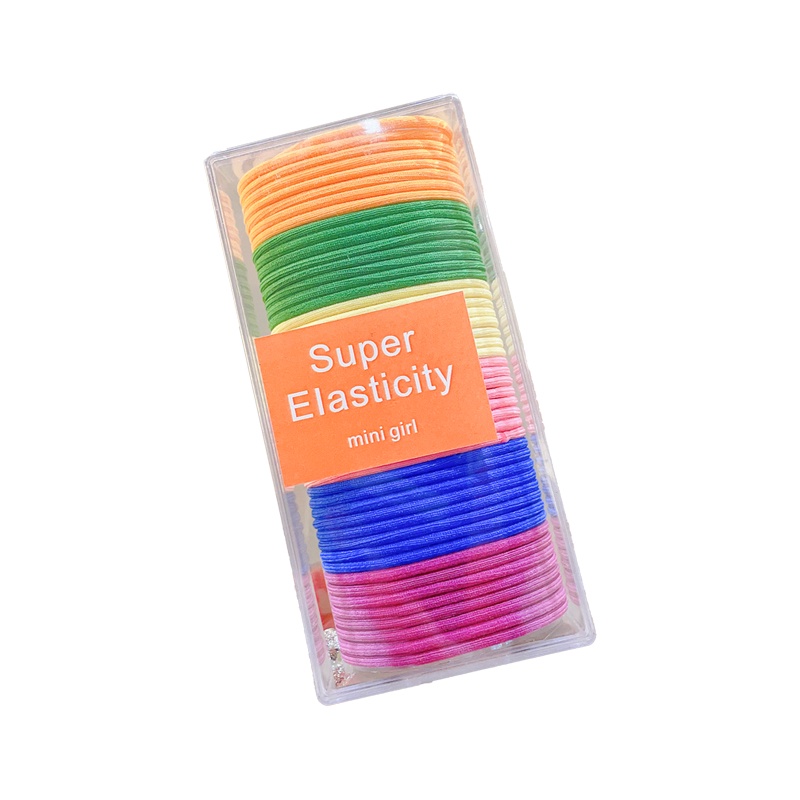 Dây Buộc Tóc Cao Su Co Giãn Nhiều Màu Sắc Dành Cho Nữ