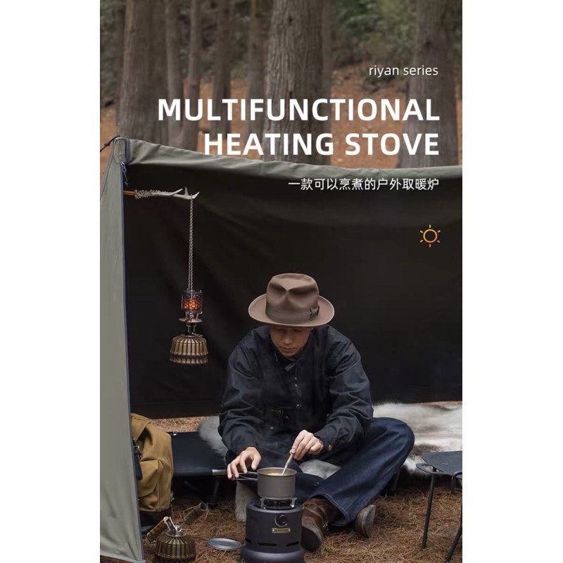 Bếp sưởi & & nấu ga 2 in 1  Naturehike NH20RJ008