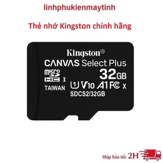 Thẻ nhớ kingston 128gb, 64gb, 32gb microsd canvas select plus