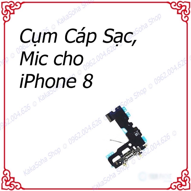 Cụm Cáp Chân Sạc lP Đa Năng Dành Cho lP 6 đến 8 Plus Hàng Mới Chính Hãng