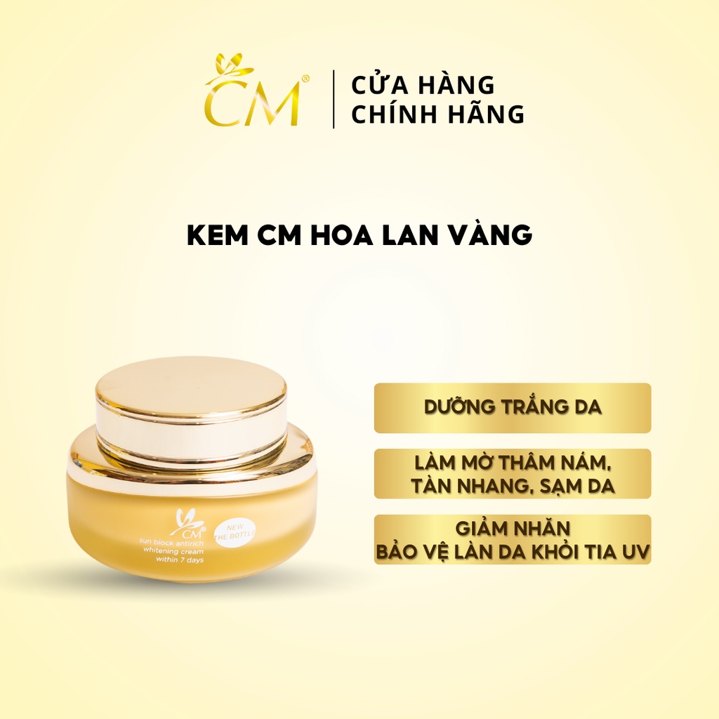 Kem CM Hoa Lan Vàng 30g Dưỡng Trắng Da