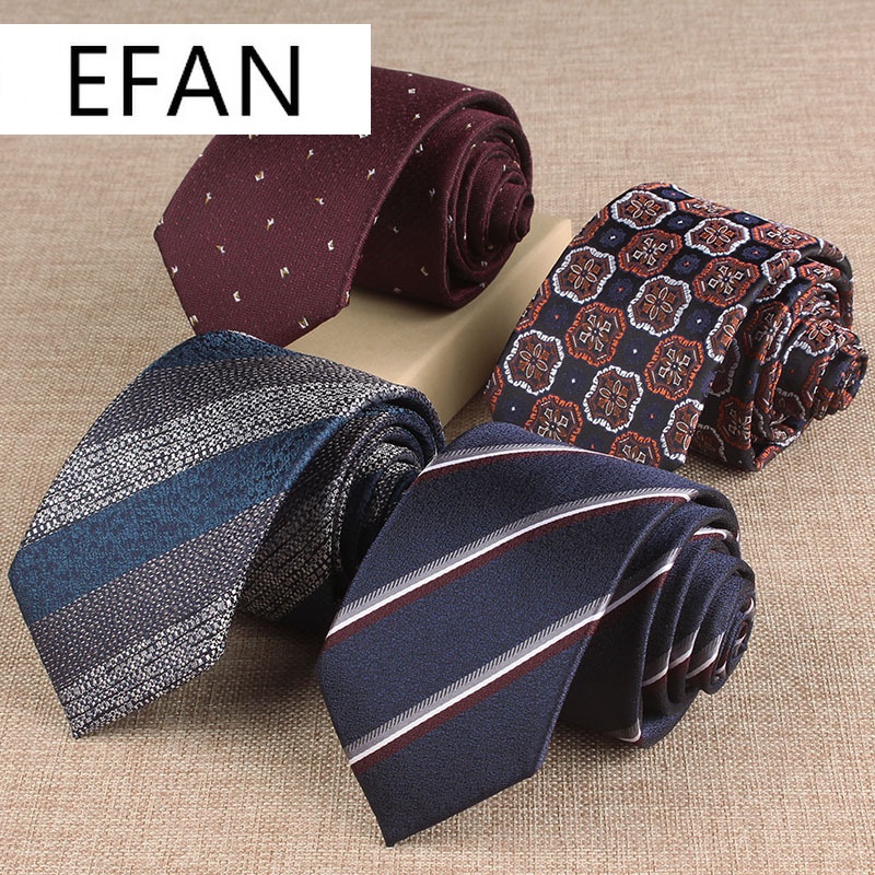 Cà vạt EFAN bản 7cm 8cm thời trang thanh lịch cho nam