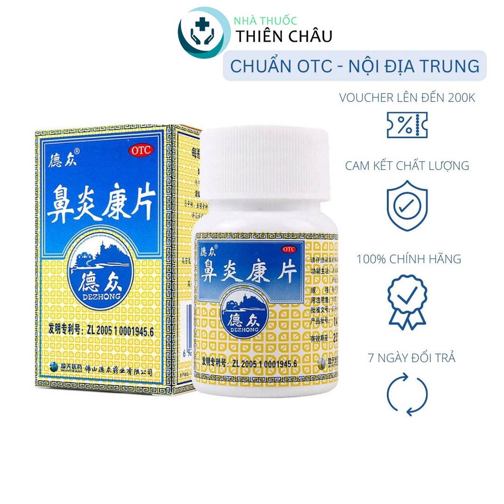 Thông Xoang Tị Viêm Khang Hiệu Quả cho Viêm mũi, Viêm xoang, Viêm mũi dị ứng cấp và mạn tí