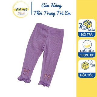 Quần legging béo gấu in hình thỏ dễ thương cho bé gái