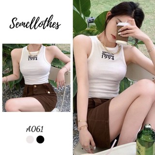 Áo croptop baby tee ba lỗ nữ áo thun in hình 1994 A061 Semclothes