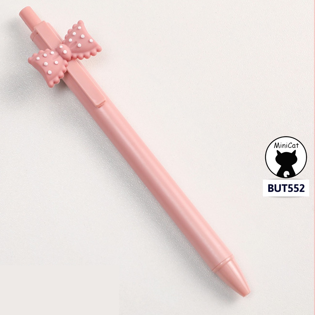 Bút bi bấm mực đen cô gái thỏ dễ thương cute ngòi 0.5mm  MiniCat BUT552 (gửi ngẫu nhiên)