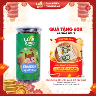 Granola Vị Matcha 500g WISE FOOD