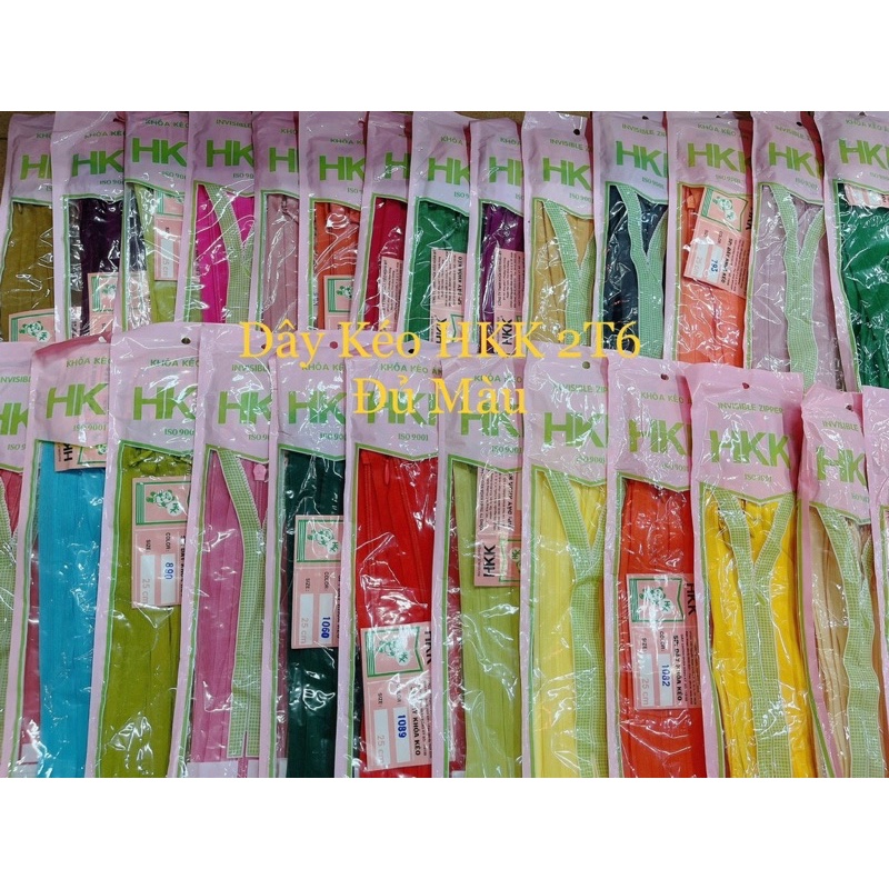 Combo 12 dây kéo giọt lệ hkk 25cm