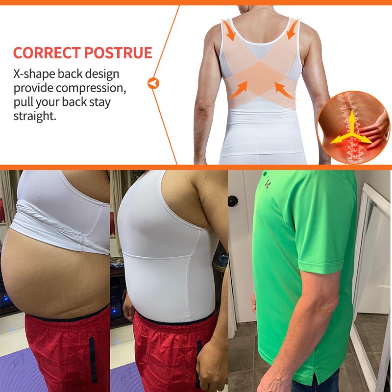 Áo Lót Định Hình Cơ Thể Không Tay Cho Nam