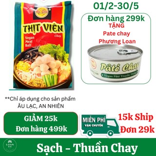 180g Thịt Viên Chay Âu Lạc - Thực Phẩm Chay Loan Vy + TẶNG Pate Chay Phương Loan Đơn 299k 180g Thịt Viên Chay Âu Lạc - T