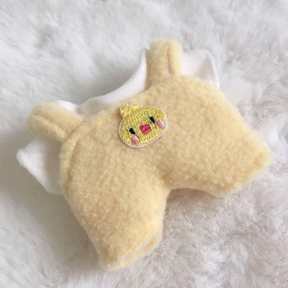 CHOOKEY 1 Bộ Áo Thun Và Quần Yếm Dài 20cm Dành Cho Búp Bê