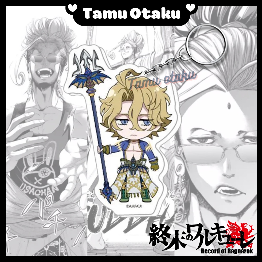 Móc khoá Anime Record of Ragnarok nhân vật trong Shuumatsu no Valkyrie - Đại chiến người và Thần - In 2 mặt