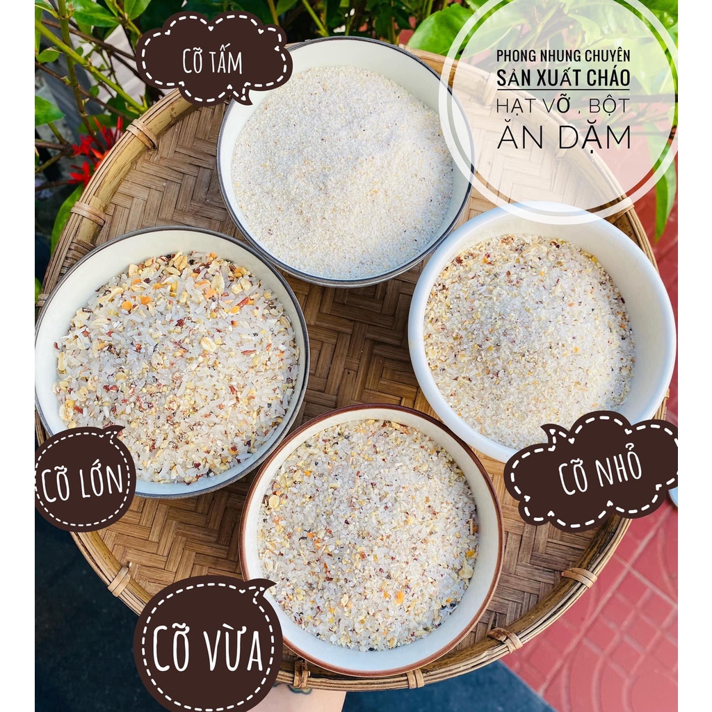 1kg Cháo hạt vỡ giành cho bé biến ăn,chậm tăng cân,cháo gạo vỡ thô cho bé ăn thơm ngon.