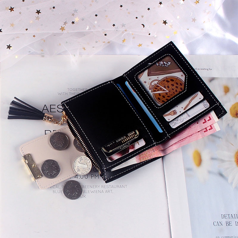 Ví nhỏ đựng thẻ YAZHOULONG siêu mỏng phong cách Nhật Bản dễ thương thời trang cho nữ