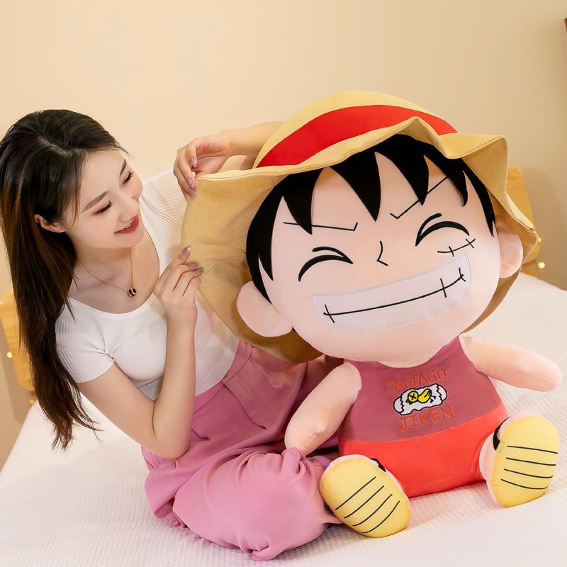 Thú Nhồi Bông Hình Nhân Vật Luffy Trong Phim Hoạt Hình One Piece