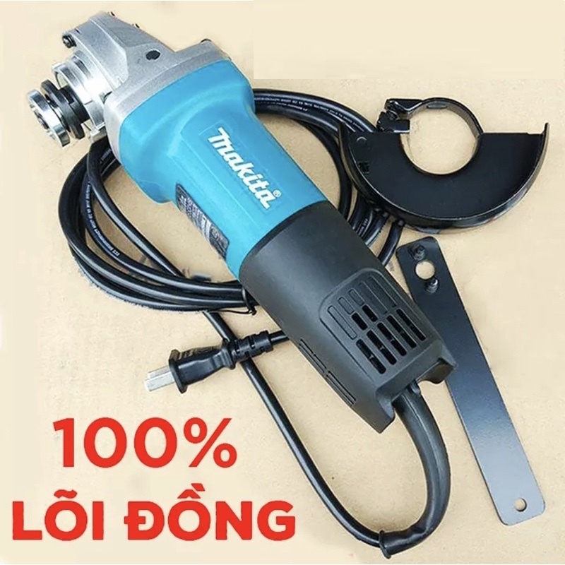 Máy Mài Góc Máy Cắt Cầm Tay Ma-Ki-Ta 9553B Công Tắc Đuôi Motor Đồng 100% - Máy Mài Cắt Tay 1 Tấc Nhỏ Gọn