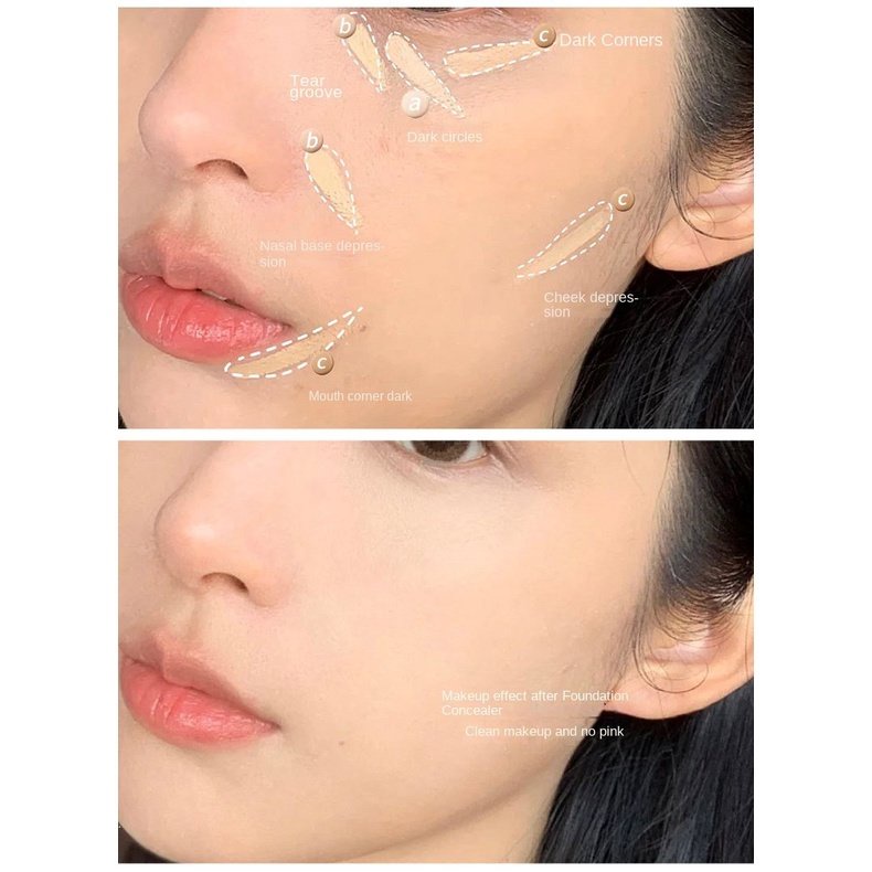 Kem Nền Bb Dạng Lỏng Che Khuyết Điểm Kiểm Soát Dầu Lâu Trôi