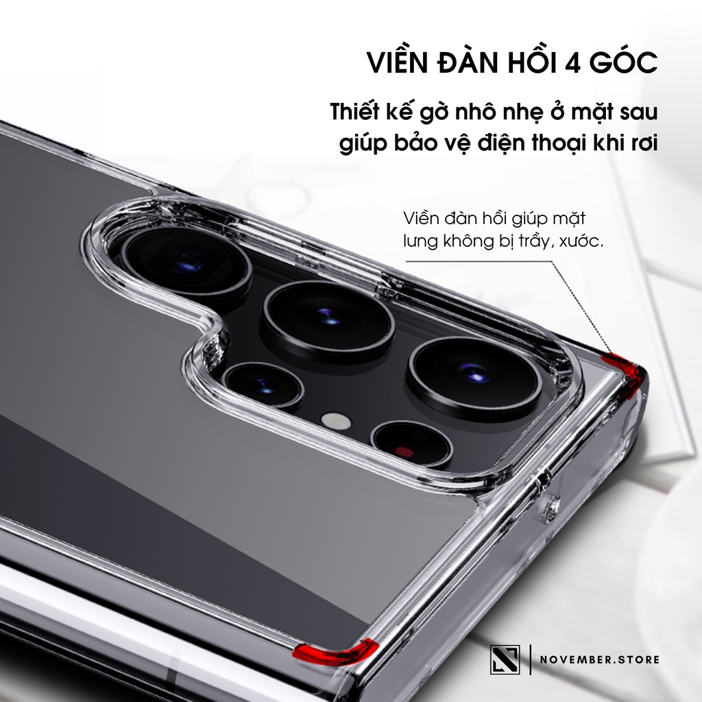 Ốp lưng trong suốt cho Samsung Galaxy S23 Ultra / S23 Plus / S23 / S22 Ultra / S22 Plus / S22 - Chính hãng Likgus