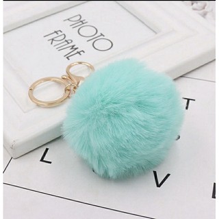 Móc khoá cục bông siêu đáng eo