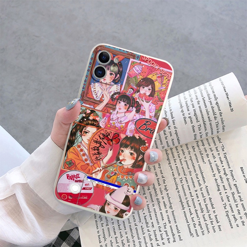 Ốp lưng iphone cạnh vuông cô gái nhật bản dẻo iphone 6/6plus/7/7plus/8/8plus/x/xr/xs/11/12/13/14pro/max/promax mo019