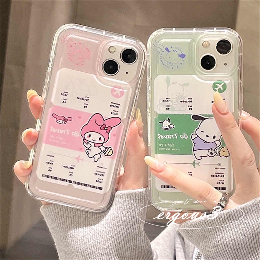 Ốp Điện Thoại Mềm Họa Tiết Hoạt Hình Pochacco Sáng Tạo Cho IPhone 14 13 12 11 Pro Max Se2020 X Xr Xs Max 7 8 Plus