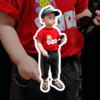Áo thun drew bài cho bé ,áo phông tay lỡ bé trai bé gái unisex,áo cộc tay cotton cao cấp,kid_chous