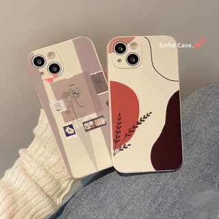 Ốp Điện Thoại Mềm Họa Tiết Hoa Thời Trang Cho IPhone 14 13 12 11 Pro Max SE2020 X XR Xs Max 7 8 6 6s Plus