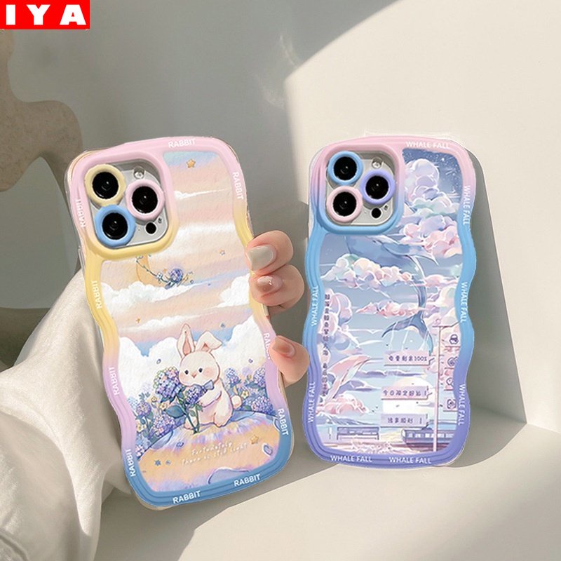 Ốp Điện Thoại TPU Hình Thỏ / Cá Voi / Hoa Redmi A1 Note 11S 11 Pro Redmi 10C 10A 9A Note 10 5G Note 10S 9C 9T Note 9 Note8 Poco X3 Pro