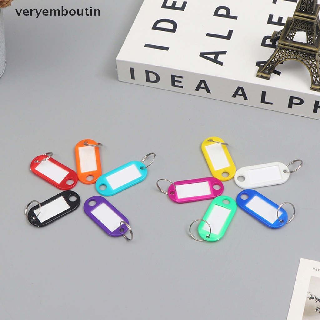 Set 50 Móc Khóa Đánh Dấu Ghi Tên Thông Minh Tiện Dụng