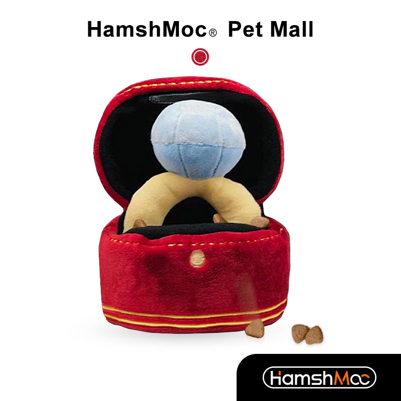 HamshMoc Đồ Chơi Thảm Lông Nhung Mềm Mại Giải Tỏa Căng Thẳng IQ Hình Bàn Tay Hỗ Trợ Huấn Luyện Cún Cưng