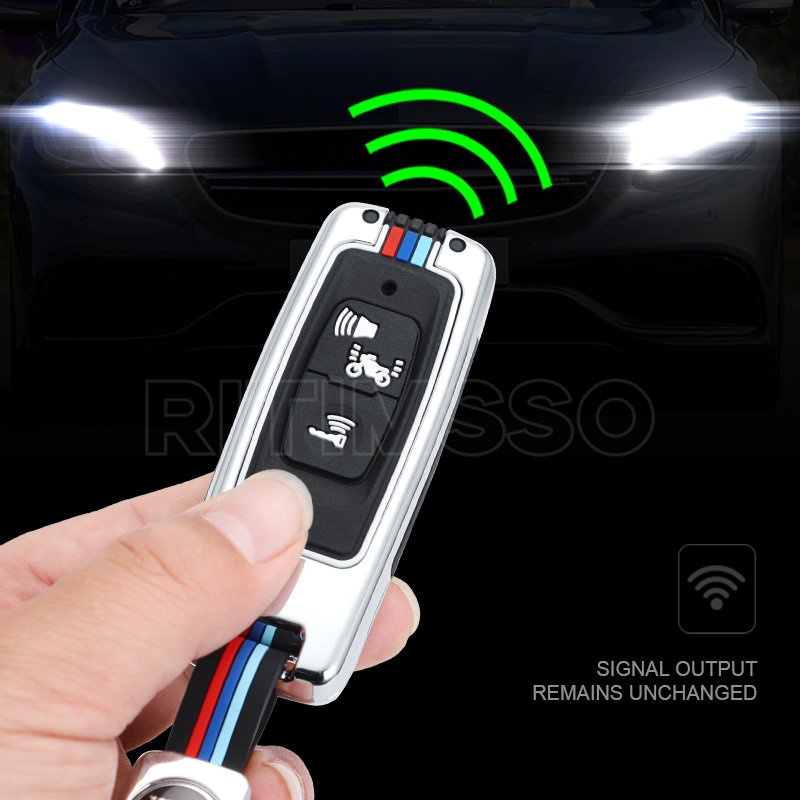 Vỏ Bọc Chìa Khóa Điều Khiển Từ Xa 3 Nút Bằng Hợp Kim Cho HONDA PCX160 VISION SH350 PCX 160 2