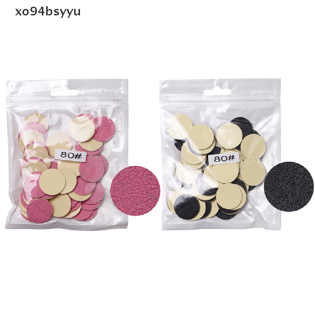 Set 50 Tờ Giấy Nhám 25mm Thay Thế Cho Máy Mài Móng Chân xo94bsyyu