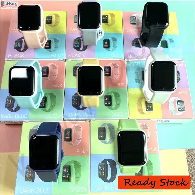 Giao Hàng Miễn Phí Đồng Hồ Thông Minh Chống D 'Gua Kỹ Thuật Số Màn Hình 3c Màu Hồng Cho Nữ