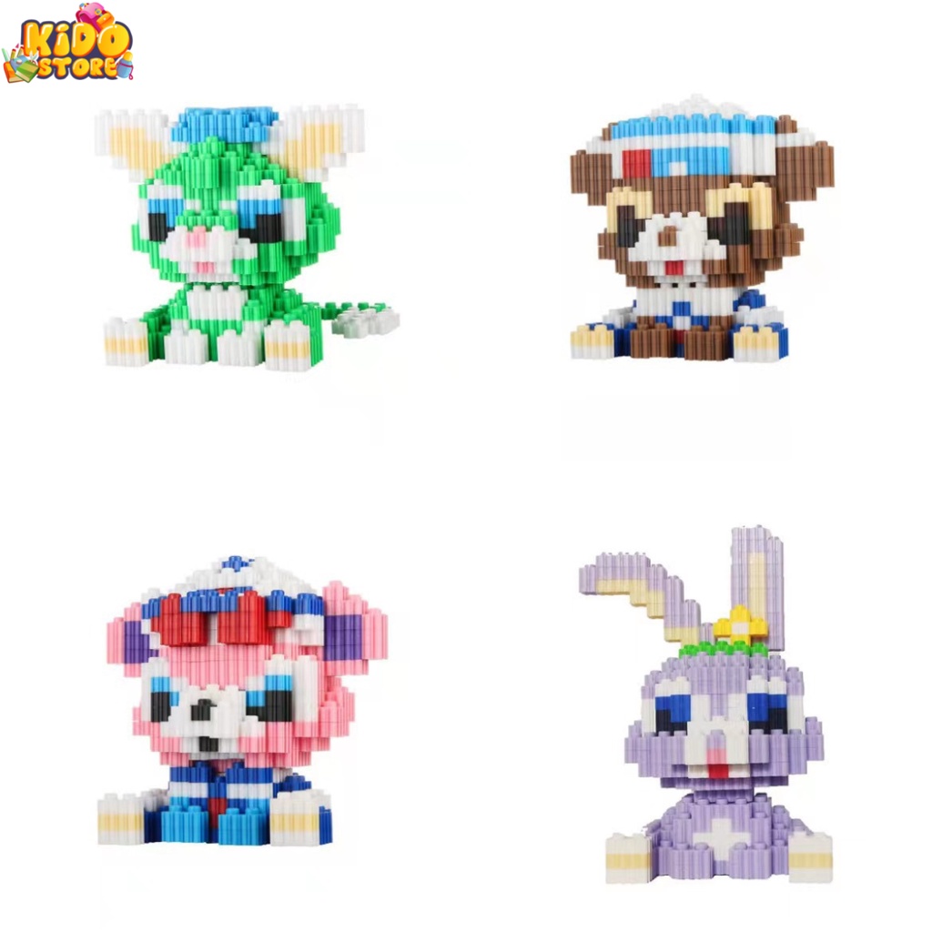 Đồ chơi lắp ráp theo mô hình, bộ xếp hình cho bé KDP608