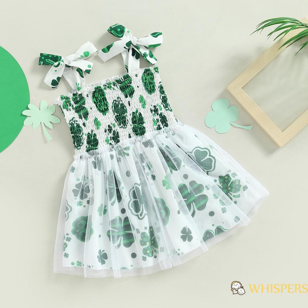 Đầm Xòe Công Chúa Không Tay Thắt Nơ Xinh Xắn Cho Bé Gái 1-4 Tuổi