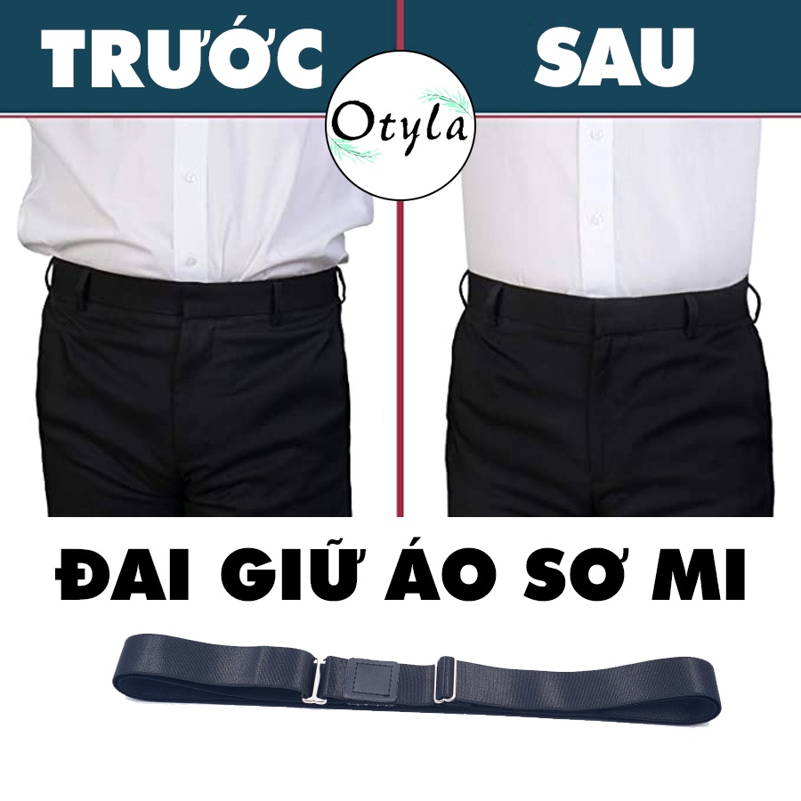 Dây Quấn Bụng, Nịt Bụng Giữ Thẳng Áo Sơ Mi, Áo Thun Đóng Thùng Nam Nữ Otyla