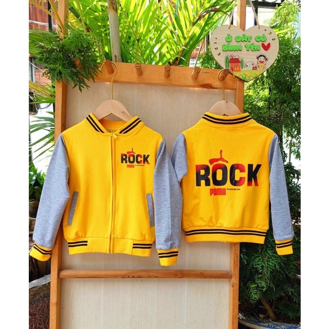 Khoác boomber cho bé trai