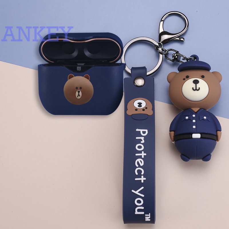 Sony WF-1000XM3 WF-1000XM4 Case Headset Silicone Wf1000xm3 Wireless Bluetooth Cover Cartoon Cute