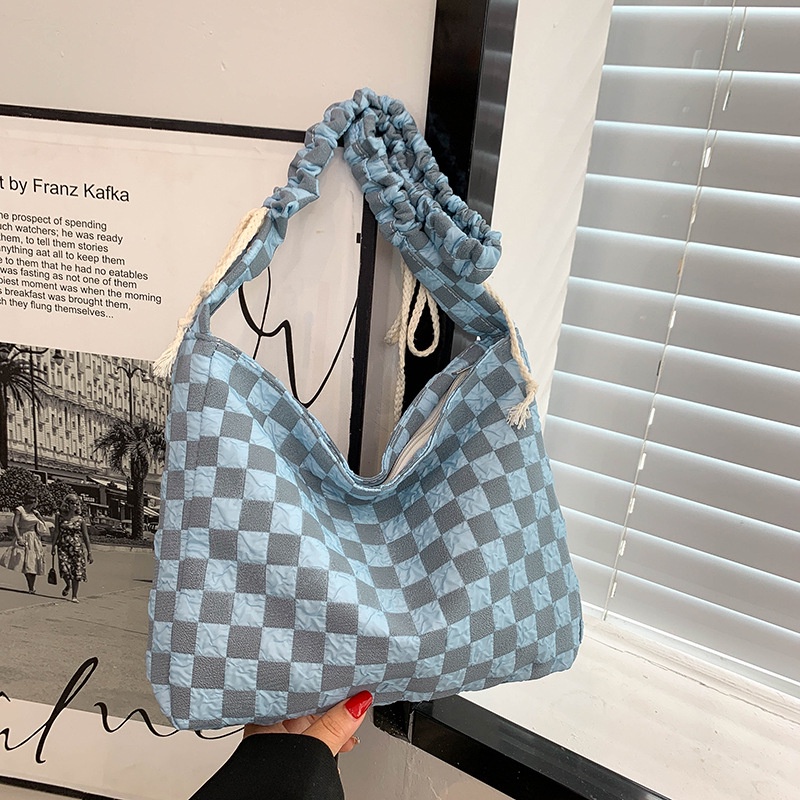 Balo Cỡ Lớn Họa Tiết Sọc Caro Thời Trang Cho Nữ