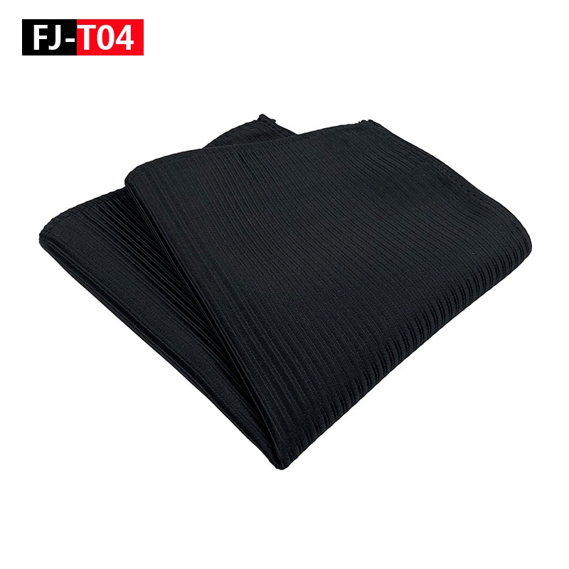 Khăn tay bỏ túi EFAN bằng lụa dệt họa tiết chấm bi màu trơn