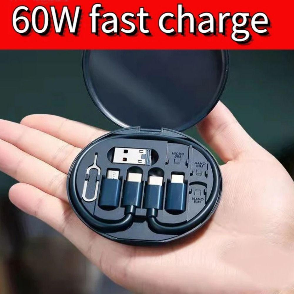 Dây Cáp Sạc Nhanh Giao Diện USB TAYLOR1 Có Thẻ Lò Xo Cho Điện Thoại Di Động