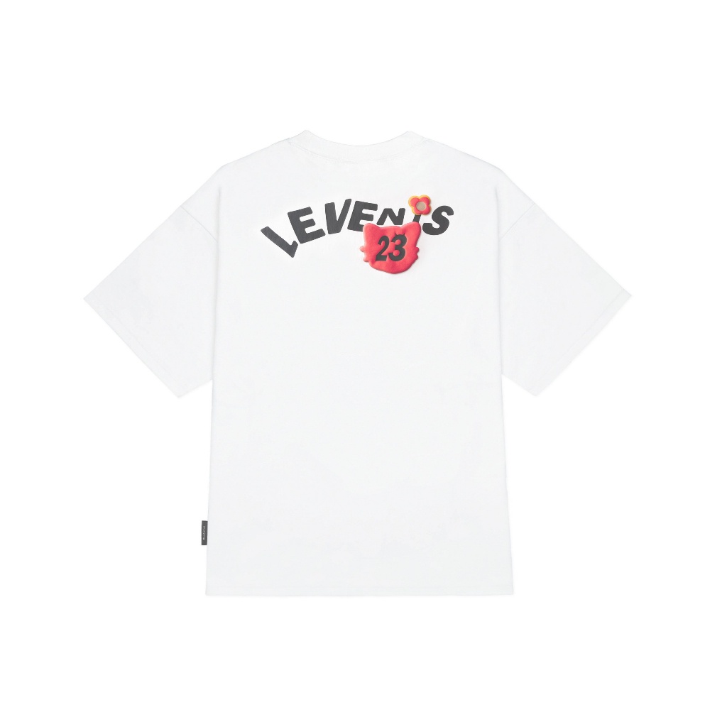 Áo Thun Boxy Levents Leemee/ White
