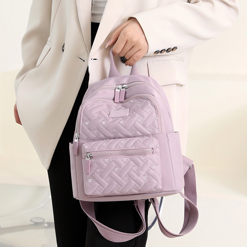 Ba Lô Màu Trơn Thiết Kế Mới Kiểu Dáng Đơn Giản Thời Trang Dành Cho Nữ