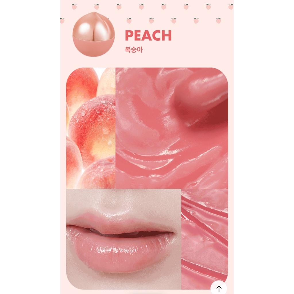 Son dưỡng môi hữu cơ hình trái cây TONY MOLY Vegan Mini Fruit Lip Balm 7g