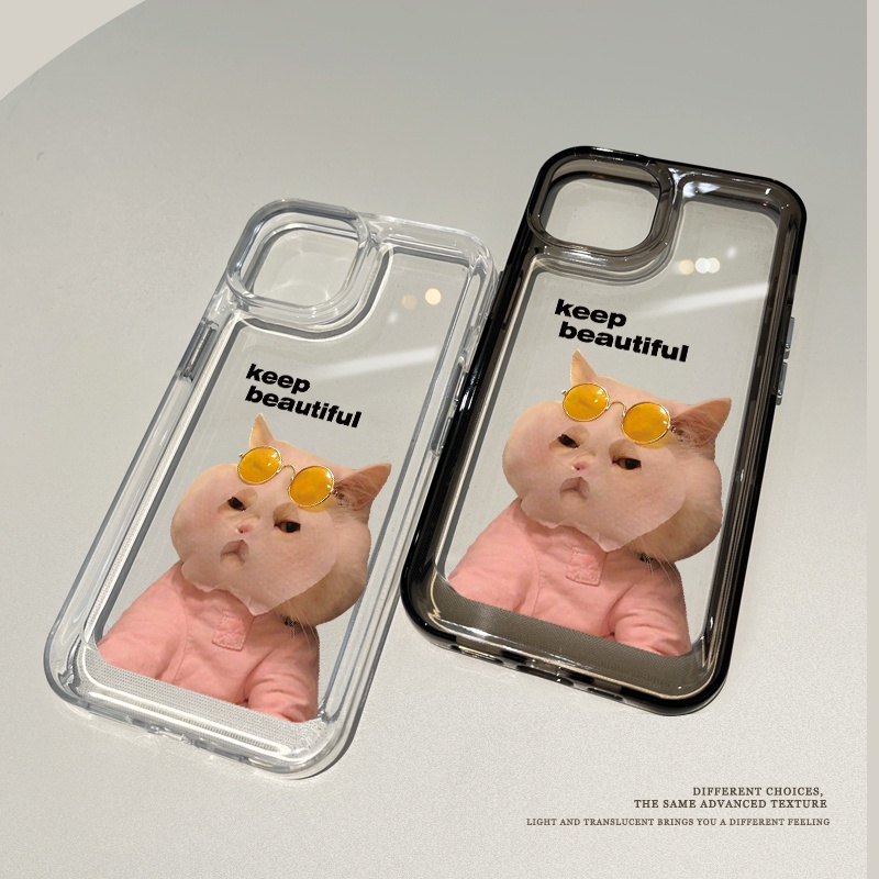 Ốp Điện Thoại DecoPhone Acrylic tpu acrylic Hình Mèo Đeo Mặt Nạ Cho iphone 6 6s 7 8 plus x xs max se 11 12 13 14 15 pro max plus