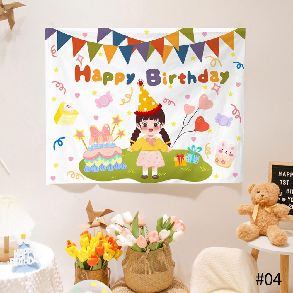 Thảm Treo Tường Trang Trí Tiệc Sinh Nhật 95 * 75cm C5R8