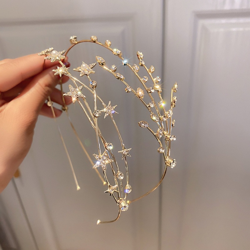 Băng Đô Đính Hạt Lấp Lánh Thời Trang Cho Nữ